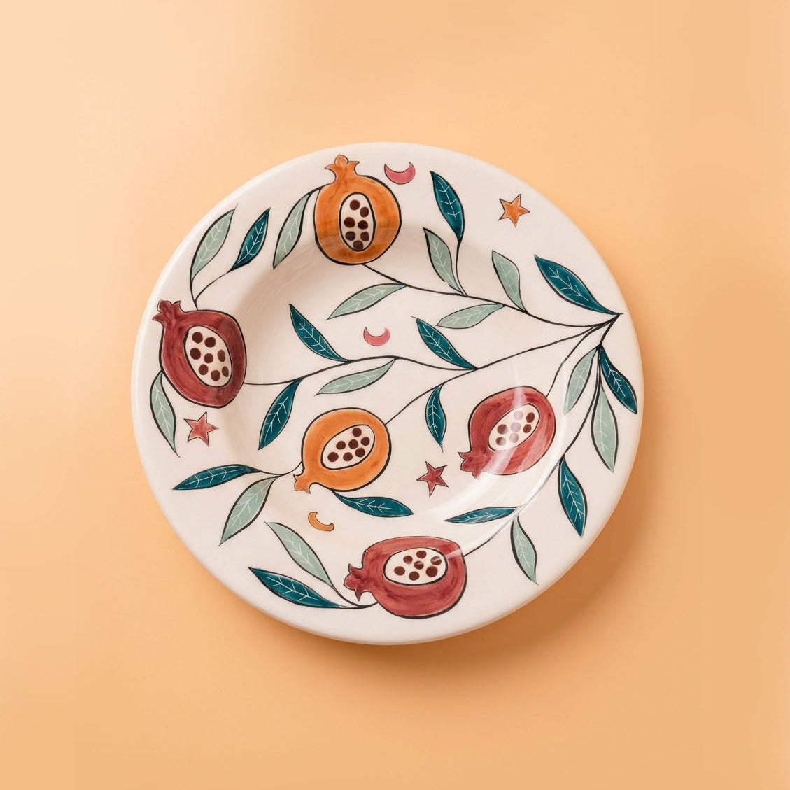Pomegranate Serving Plate