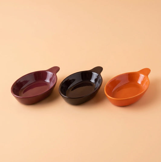 Small Accent Dish for Serving Set of 3
